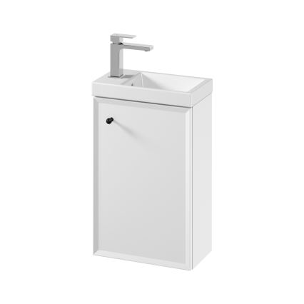 Cersanit S801-568 - Mobile da bagno sospeso con lavabo integrato MILLE 40x22 cm bianco