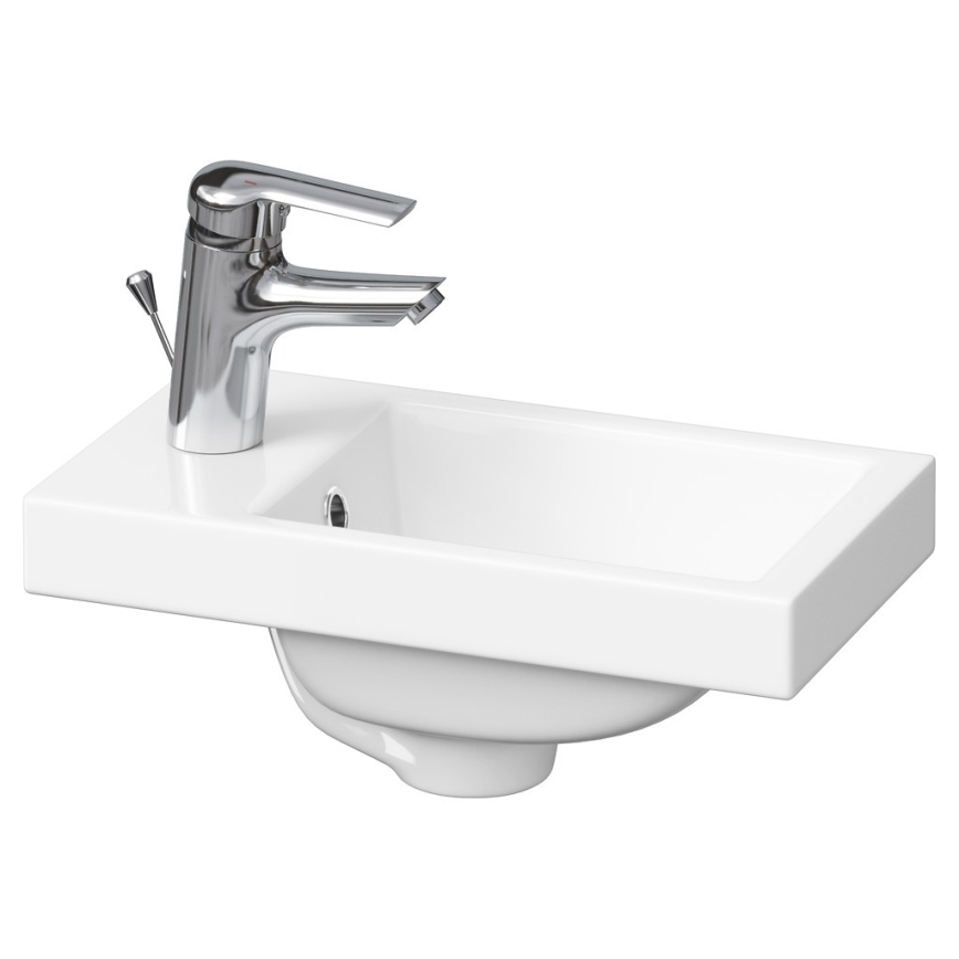 Cersanit S801-569 - Mobile da bagno sospeso con lavabo MILLE 40x22 cm, nero