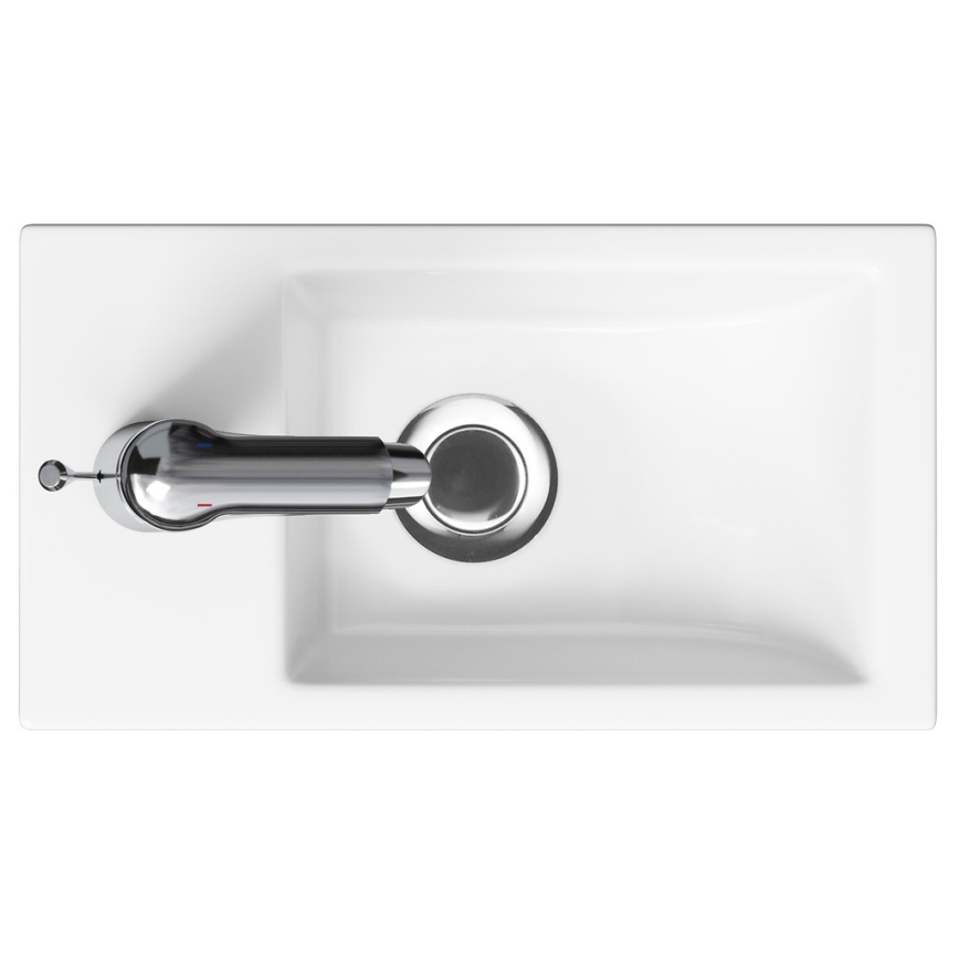 Cersanit S801-570 - Mobile da bagno sospeso con lavabo MILLE 40x62x22 cm verde menta