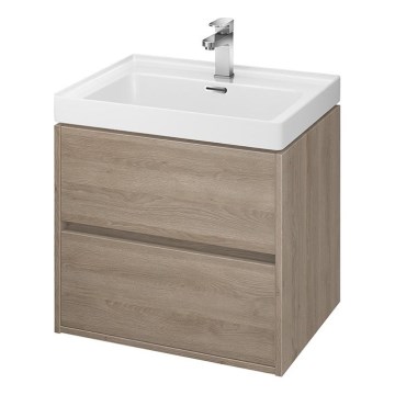 Cersanit S924-008 - Mobile bagno sospeso sotto lavabo BARBARA 53,3x59,4 cm rovere