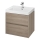 Cersanit S924-008 - Mobile bagno sospeso sottolavabo CREA 59,4x44,7 cm rovere