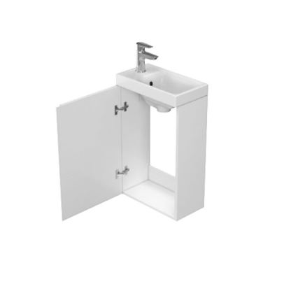 Cersanit S929-014 - Mobile lavabo per bagno MEDDIE 59x39 cm bianco lucido