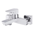 Cersanit S951-008 - Rubinetto vasca da bagno MILLE bianco/cromo lucido
