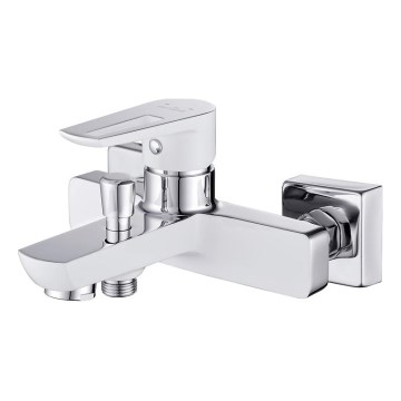 Cersanit S951-008 - Rubinetto vasca da bagno MILLE bianco/cromo lucido