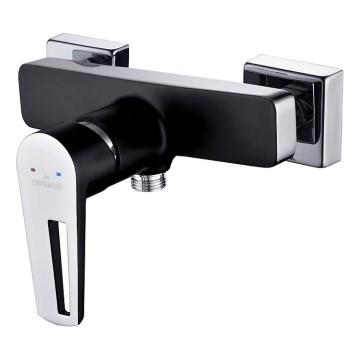 Cersanit S951-034 - Rubinetto doccia MILLE nero/cromo lucido