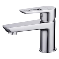 Cersanit S951-045 - Rubinetto del lavandino MILLE 13,4 cm cromo lucido + scarico