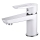 Cersanit S951-047 - Rubinetto del lavandino MILLE 13,4 cm bianco + scarico