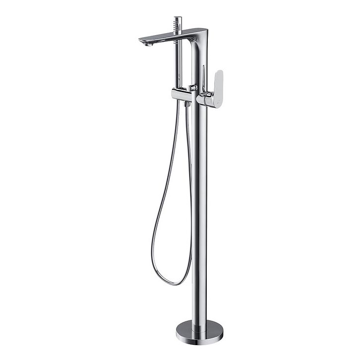 Cersanit S951-306 - Indipendente set da bagno con rubinetto CREA cromo lucido