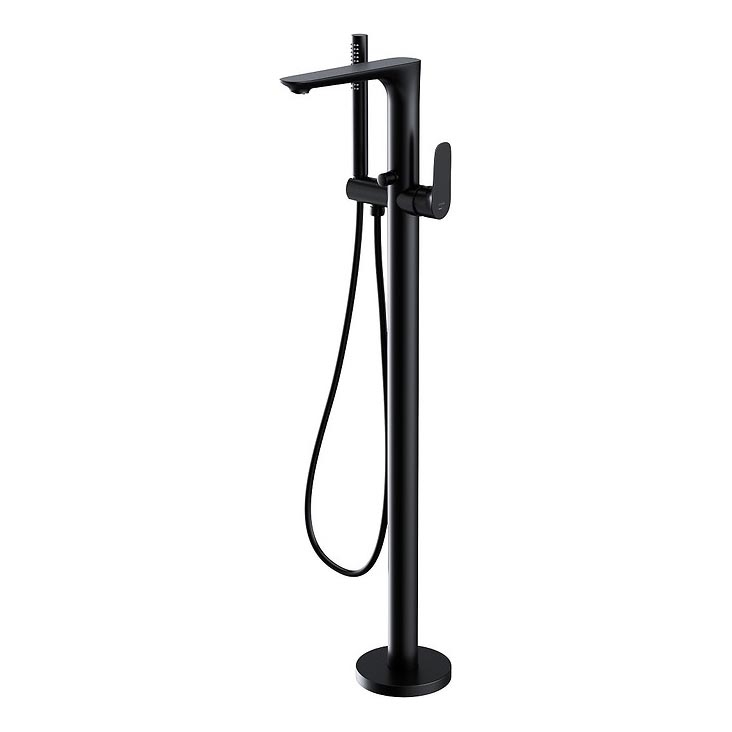 Cersanit S951-308 - Indipendente set da bagno con rubinetto CREA nero