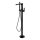 Cersanit S951-308 - Indipendente set da bagno con rubinetto CREA nero