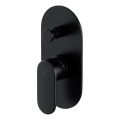 Cersanit S951-322 - Rubinetto doccia per installazione a scomparsa CREA nero