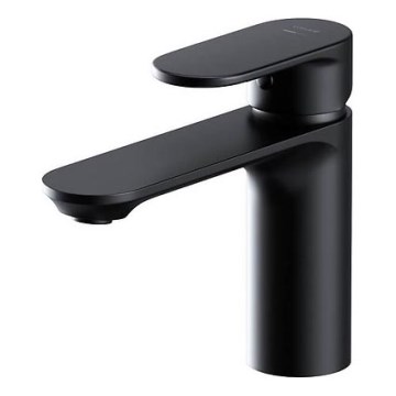 Cersanit S951-331 - Rubinetto del lavandino CREA 14,3 cm nero