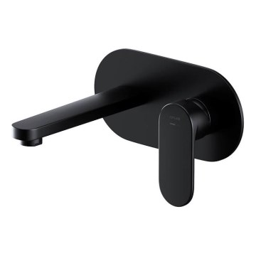 Cersanit S951-333 - Rubinetto vasca da bagno per installazione a scomparsa CREA nero