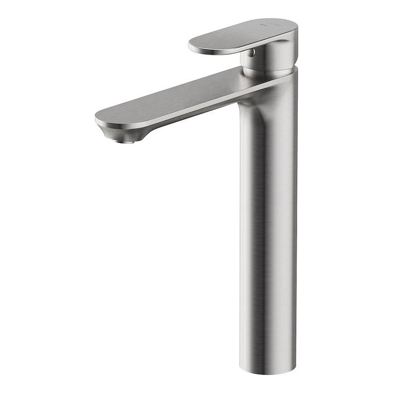 Cersanit S951-335 - Rubinetto del lavandino CREA 27,4 cm nichel