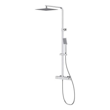 Cersanit S951-341 - Set doccia con miscelatore termostatico CITY cromo lucido