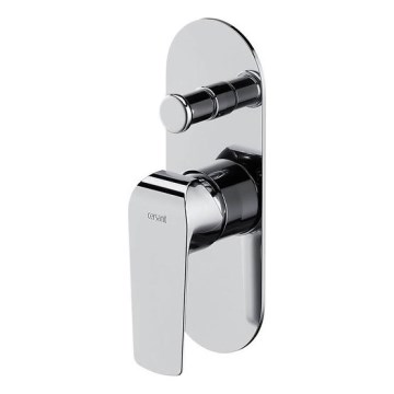 Cersanit S951-345 - Rubinetto doccia per installazione a scomparsa CITY cromo lucido