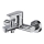 Cersanit S951-346 - Rubinetto vasca da bagno MODUO cromo lucido