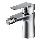 Cersanit S951-350 - Rubinetto del bidet CITY cromo lucido