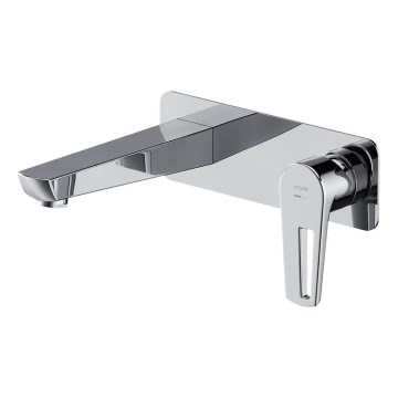Cersanit S951-357 - Rubinetto vasca da bagno per installazione a scomparsa MILLE cromo lucido + scarico