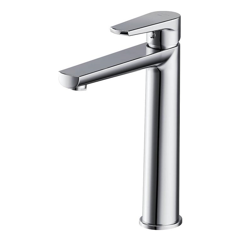 Cersanit S951-363 - Rubinetto del lavandino MODUO 27,2 cm cromo lucido