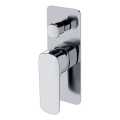 Cersanit S951-374 - Rubinetto doccia per installazione a scomparsa LARGA cromo lucido