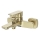 Cersanit S951-378 - Rubinetto vasca da bagno LARGA oro