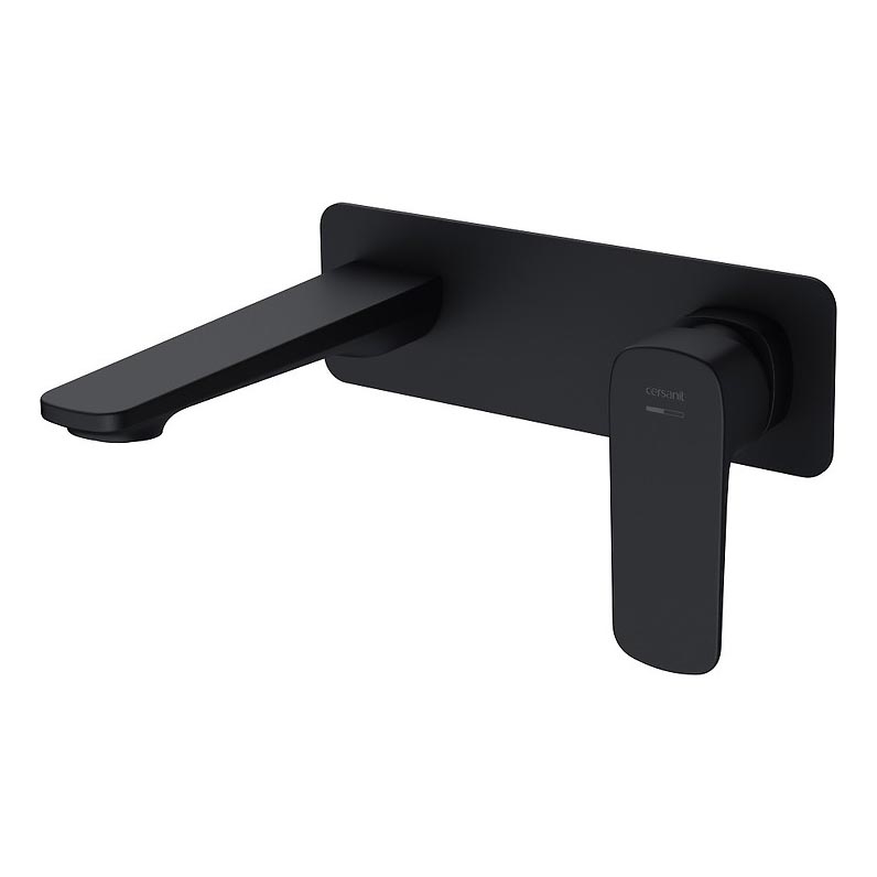 Cersanit S951-385 - Rubinetto per lavabo da incasso LARGA nero