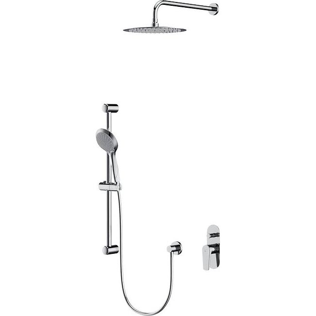 Cersanit S952-011 - Set doccia con miscelatore incasso MODUO cromo lucido