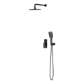 Cersanit S952-031 - Set doccia con miscelatore incasso LARGA nero