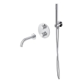Cersanit S952-034 - Set vasca con miscelatore termostatico incasso ZEN cromo lucido