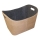 Cestino in feltro con manici 35x55 cm beige