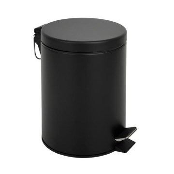 Cestino per rifiuti 5 l nero
