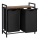 Cesto per biancheria REX 73x72x33 cm marrone/nero