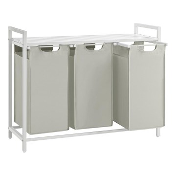Cesto per il bucato REX bianco
