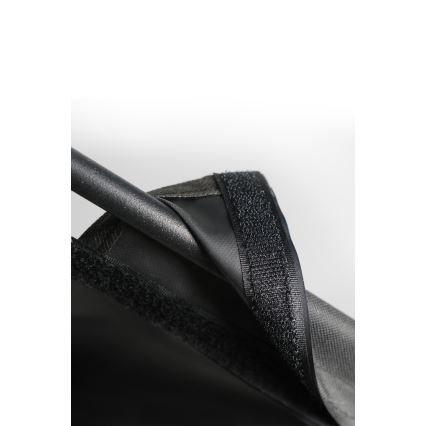 Cesto per la biancheria 75x70 cm nero