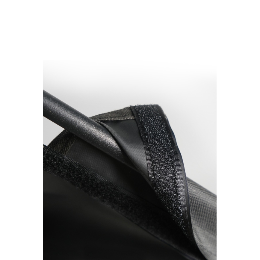 Cesto per la biancheria 75x70 cm nero