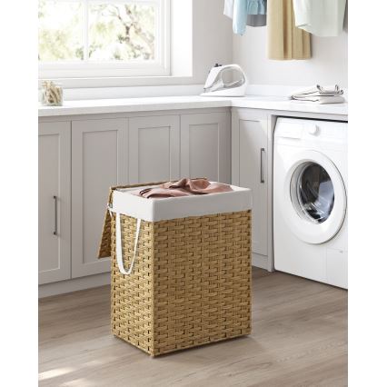 Cesto porta biancheria FLYN in rattan