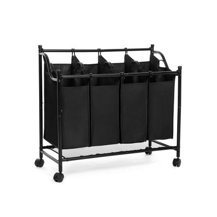 Cesto porta biancheria LINA nero