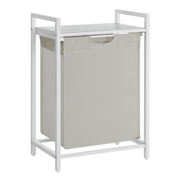 Cesto porta biancheria REX bianco