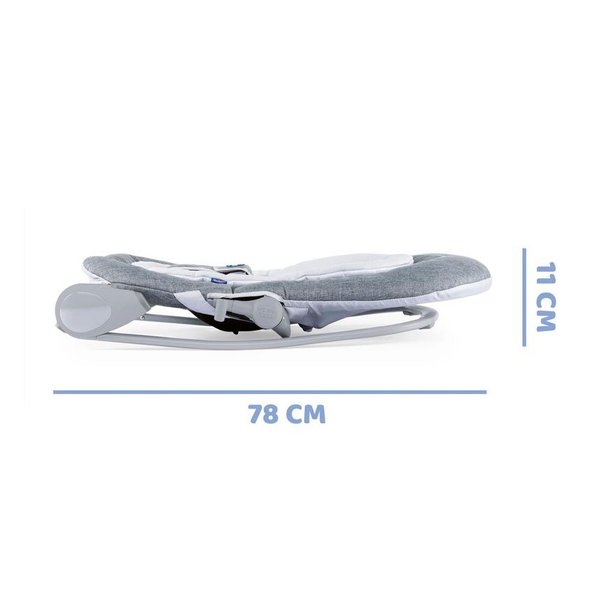 Chicco - Altalena per bambini HOOPLA grigio/bianco