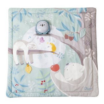 Chicco - Coperta per bambini per giocare 2in1 3xAAA gufo
