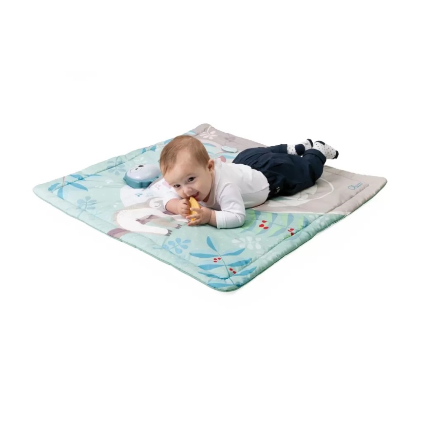 Chicco - Coperta per bambini per giocare 2in1 3xAAA gufo