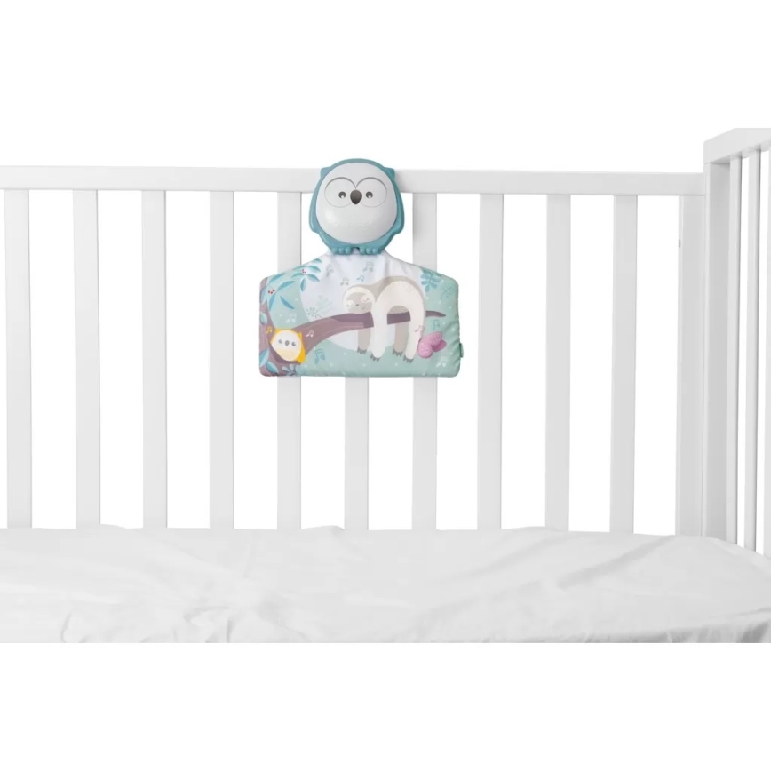 Chicco - Coperta per bambini per giocare 2in1 3xAAA gufo
