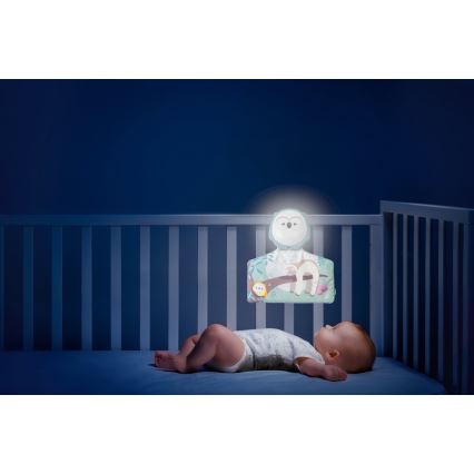 Chicco - Coperta per bambini per giocare 2in1 3xAAA gufo