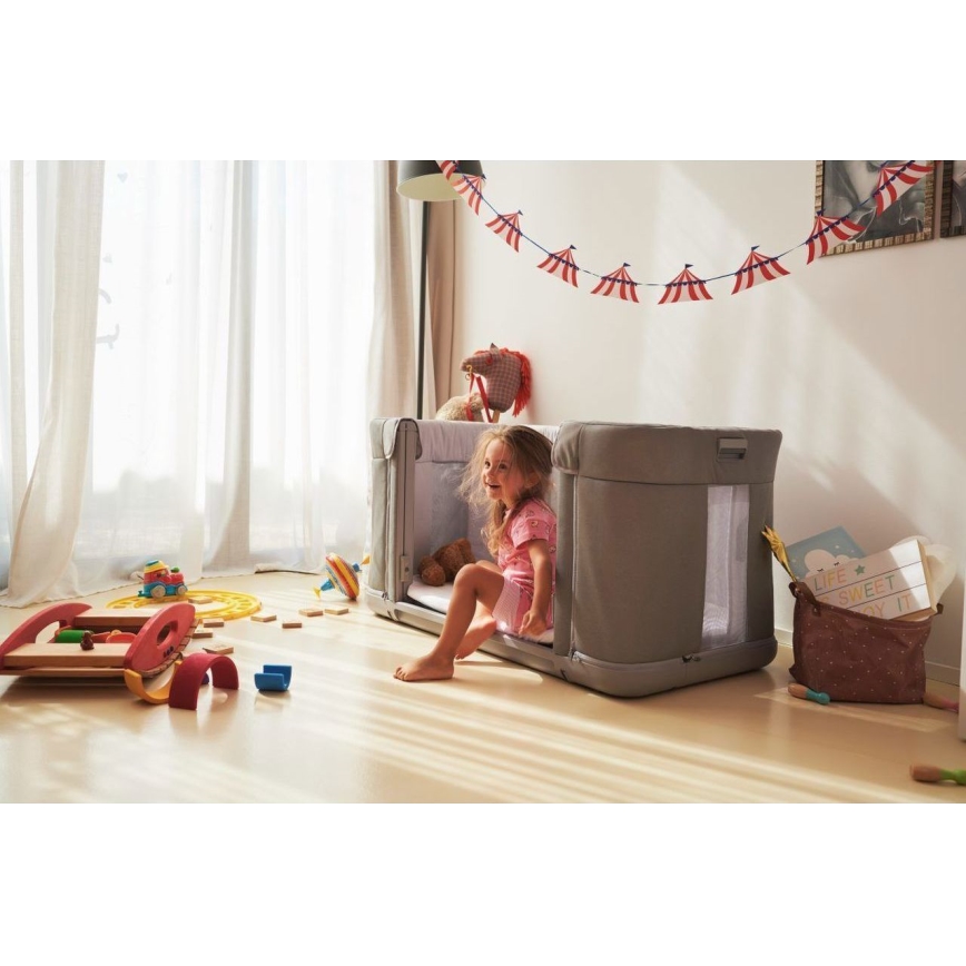 Chicco - Culla per bambini 3in1 3v1 NEXT2ME FOREVER grigio scuro