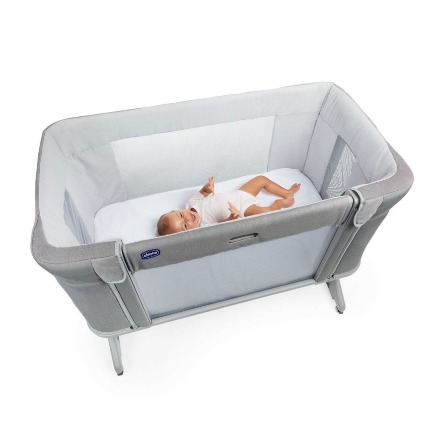 Chicco - Culla per bambini 3in1 3v1 NEXT2ME FOREVER grigio scuro