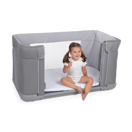 Chicco - Culla per bambini 3in1 3v1 NEXT2ME FOREVER grigio scuro