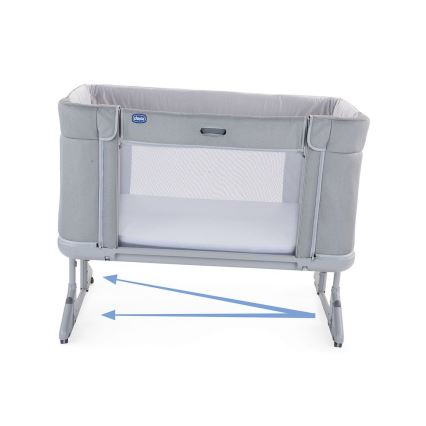 Chicco - Culla per bambini 3in1 3v1 NEXT2ME FOREVER grigio scuro