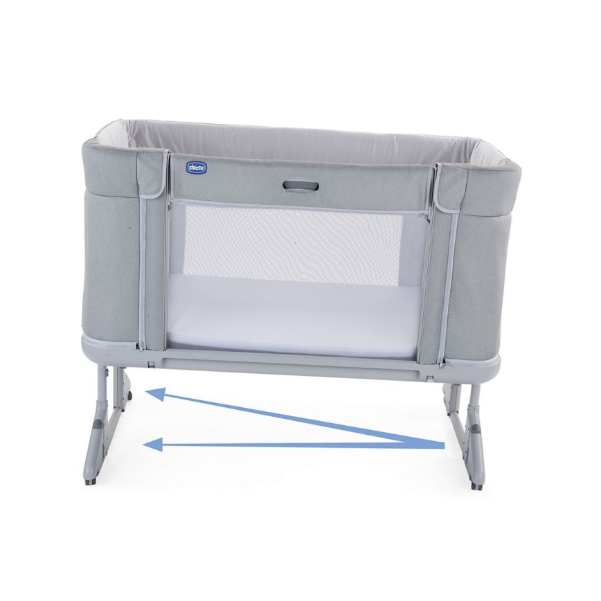 Chicco - Culla per bambini 3in1 3v1 NEXT2ME FOREVER grigio scuro