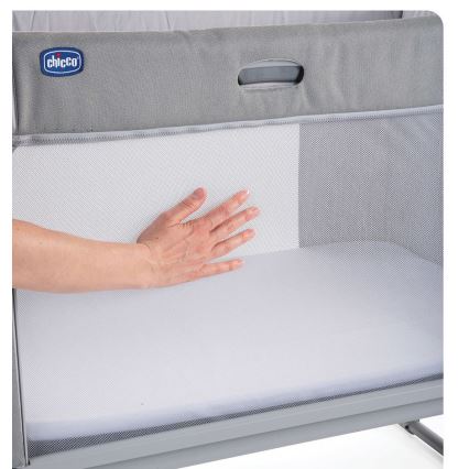 Chicco - Culla per bambini 3in1 3v1 NEXT2ME FOREVER grigio scuro